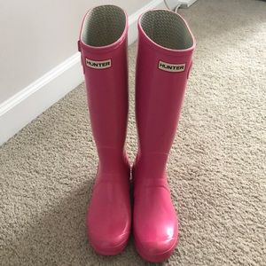 Pink Hunter Rainboots